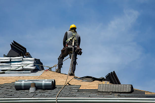 Professional Gutter Installation technician working in Shirleysburg, PA